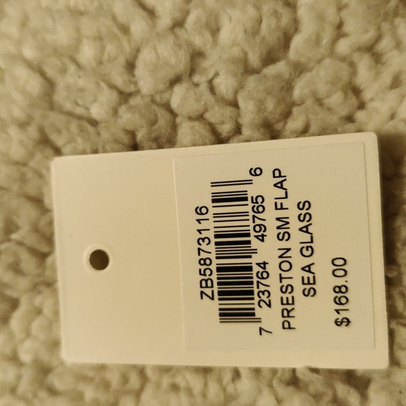 Fossil Sea Glass Preston Leather Small Flap Crossbody - Picture 15 of 15